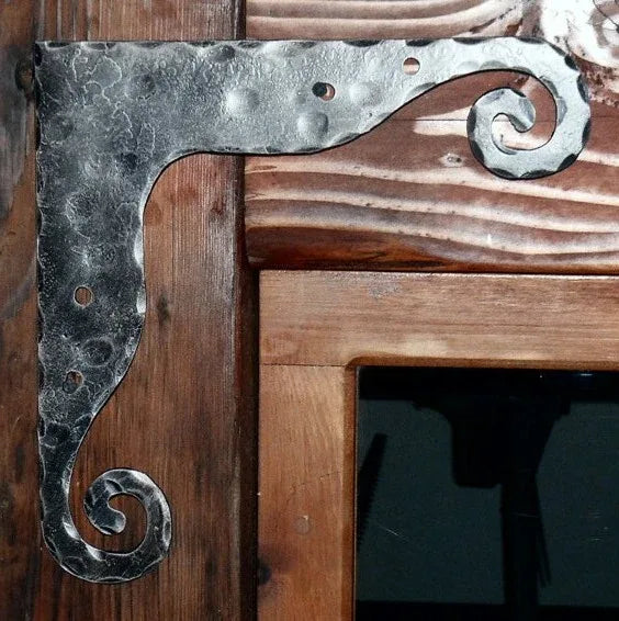 Greek Ionic Iron "L" Strap - Old West Iron