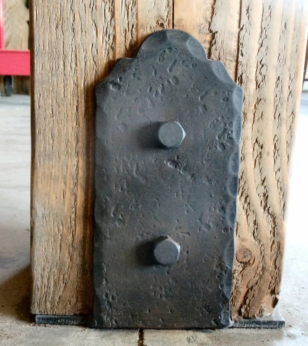 Classic Iron J-Hook Post Base - Old West Iron
