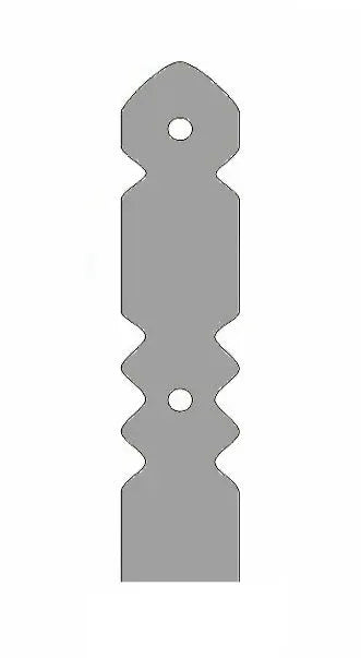 Art Deco Iron Faux Post Base - Old West Iron