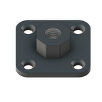 Square Threaded Anchor Plate - Old West Iron