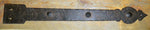 Tudor Revival Wrought Iron Garage Door Dummy Hinge Strap - Old West Iron