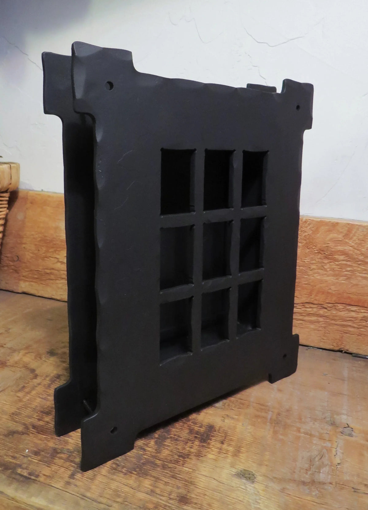Neo-Classical Iron Speakeasy Door & Grill Set - Old West Iron