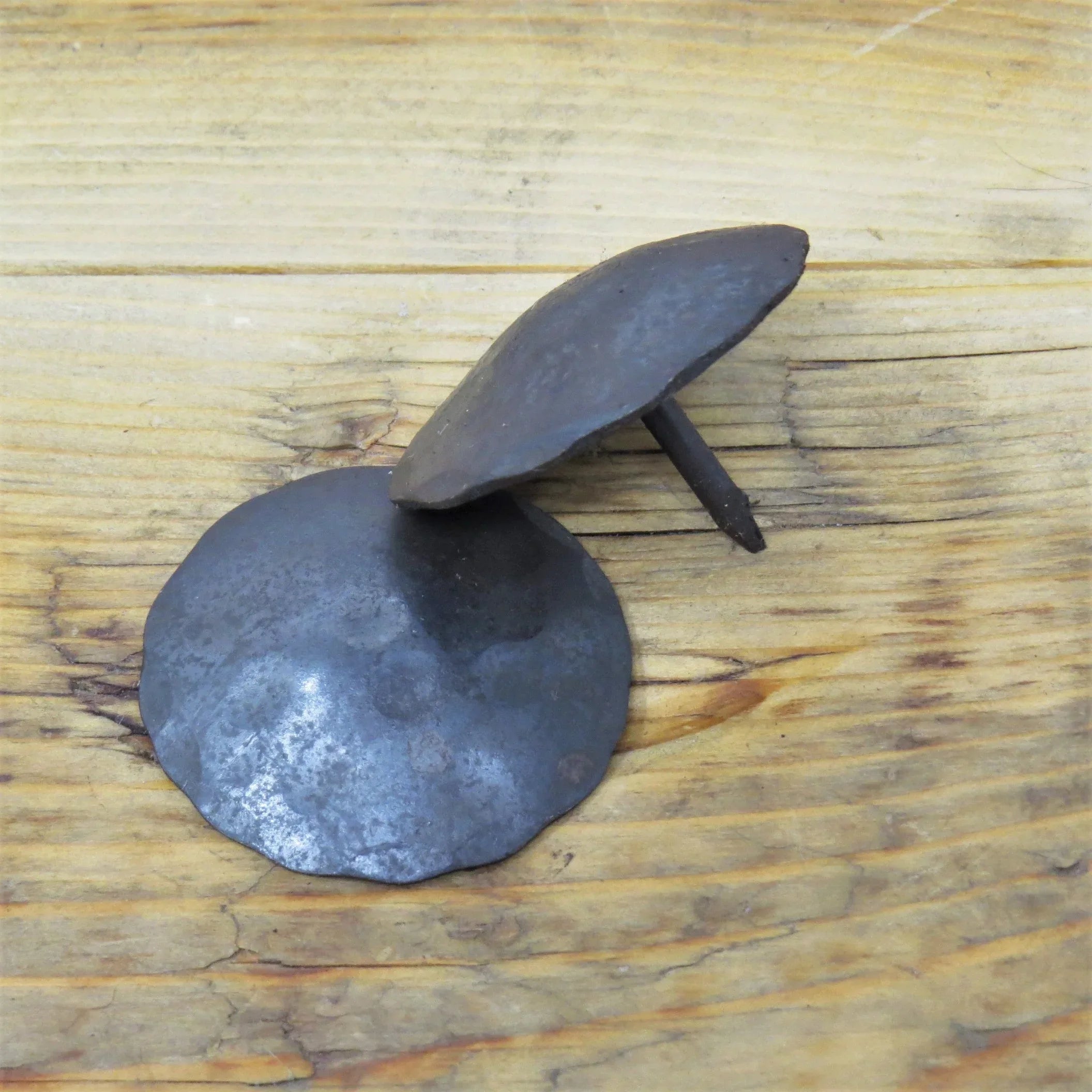 3/4" Ping Hammered Dome Nail - Old West Iron