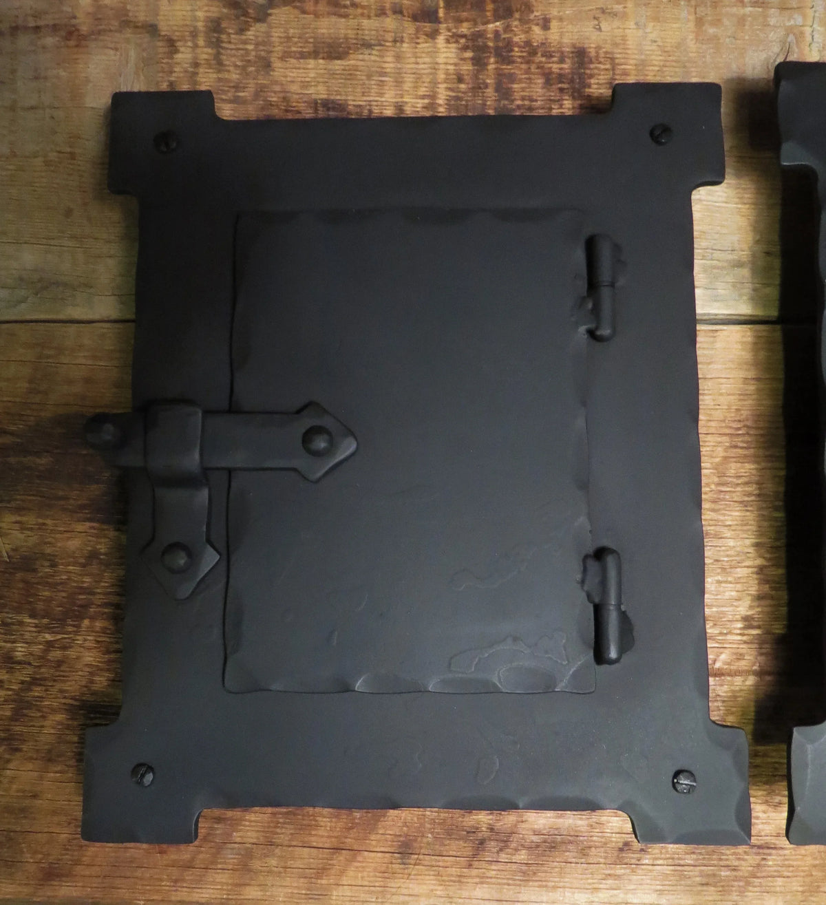 Neo-Classical Iron Speakeasy Door & Grill Set - Old West Iron