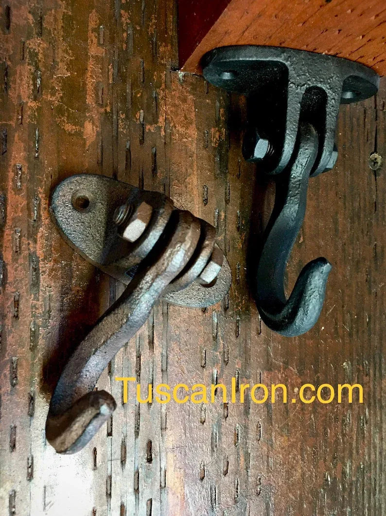 Swivel Hook for Ceiling and Wall - Old West Iron
