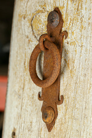 Authentic 15th Century Door Knocker/Ring Pull - Old West Iron