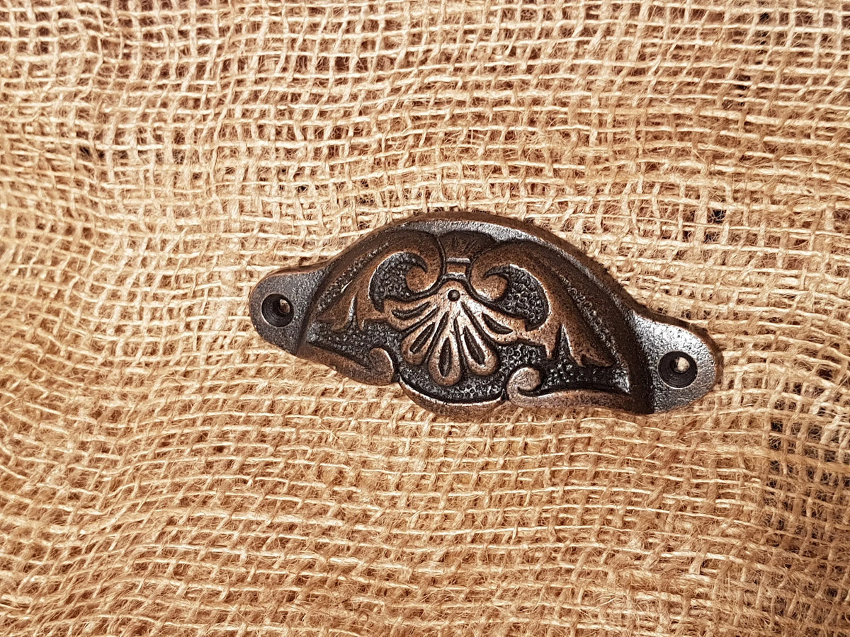 Vintage Copper Cup Pull - Old West Iron