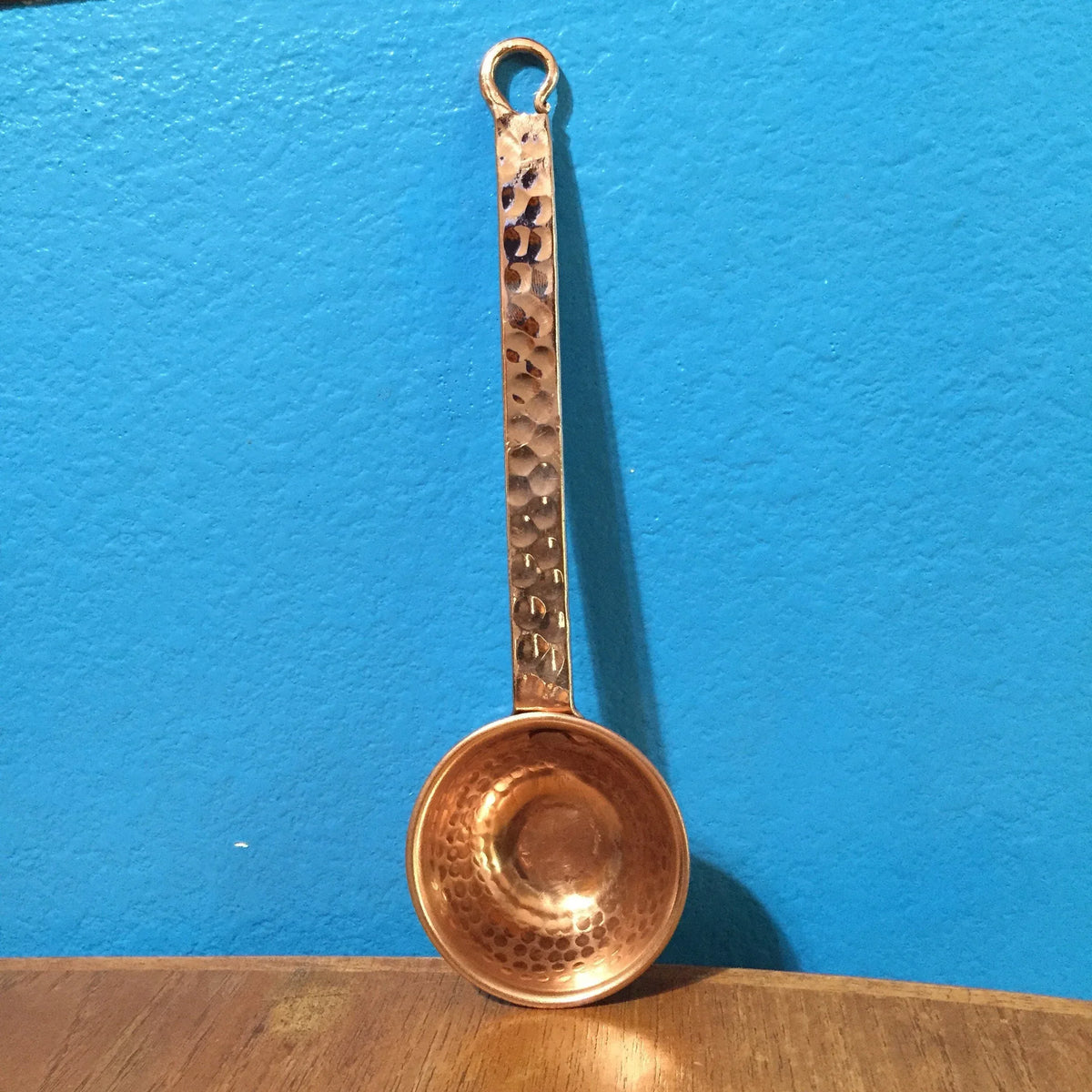 Hammered Copper 1oz Coffee Scoop - Old West Iron