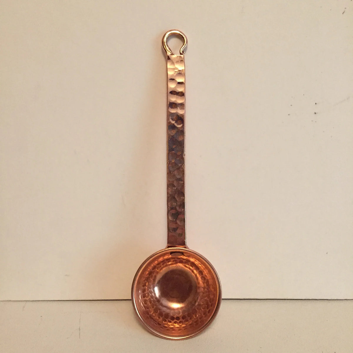 Hammered Copper 1oz Coffee Scoop - Old West Iron