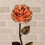 Copper Rose - 7th Anniversary Personalized Wedding Gift - Old West Iron