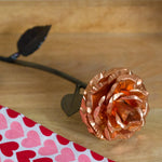 Copper Rose - 7th Anniversary Personalized Wedding Gift - Old West Iron