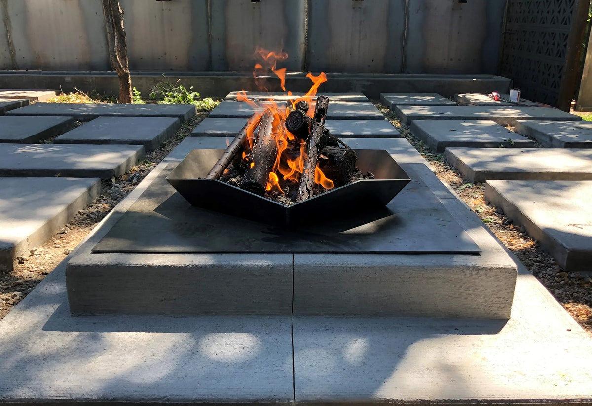 Metal Fire Pit Pinecone - Old West Iron
