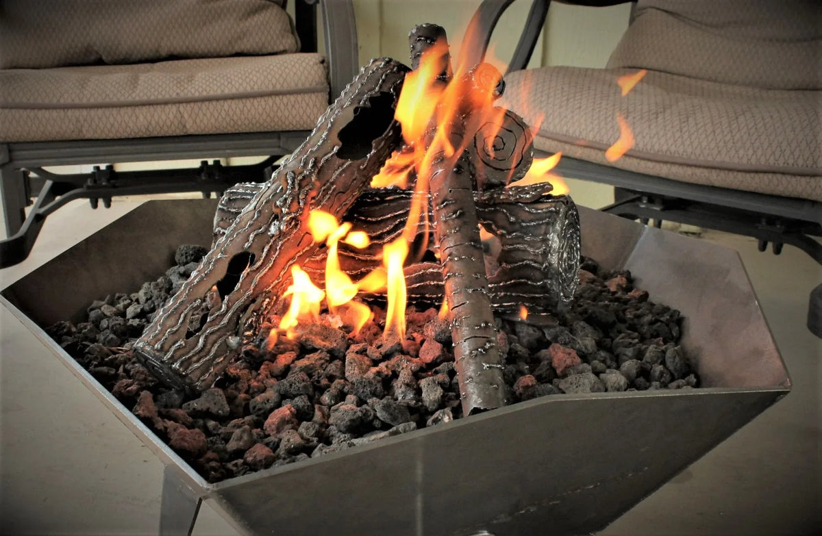 Metal Fire Pit Pinecone - Old West Iron