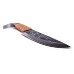 Hand Forged Raven's Head Viking Knife - Old West Iron
