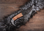 Hand Forged Raven's Head Viking Knife - Old West Iron