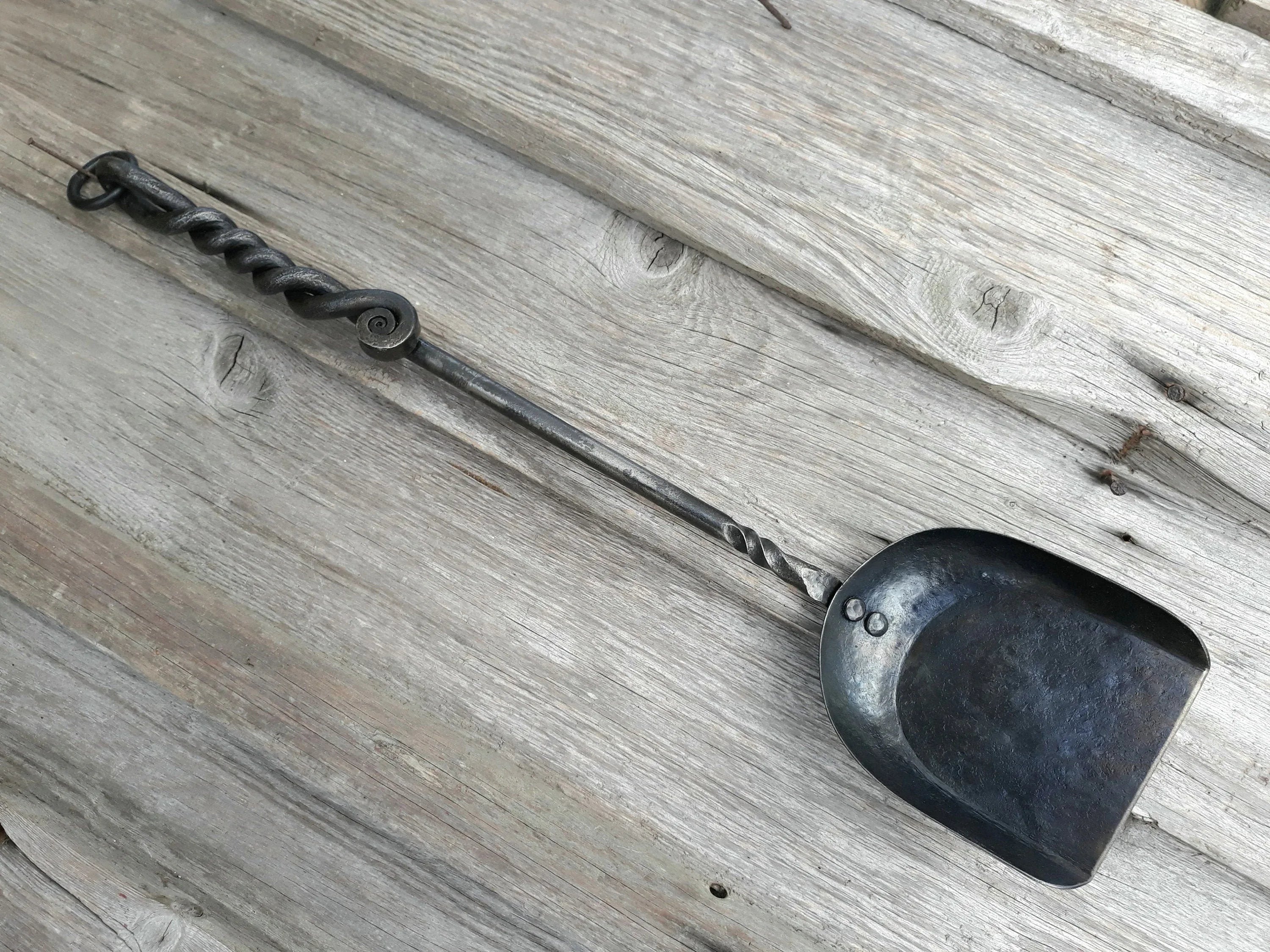 Hand Forged Fireplace Shovel 560mm - Old West Iron