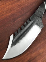 Ugly Defender Railroad Spike Knife - Old West Iron