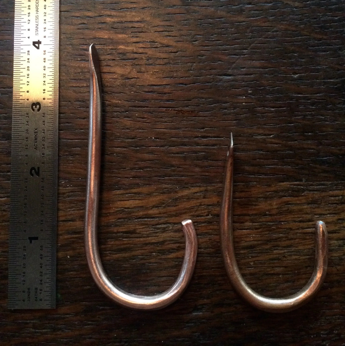 Forged Copper Utility Hook - Old West Iron