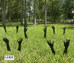 Zombie Hands Metal Yard Stakes - Old West Iron