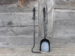 Set of Hand Forged Fire Place Tools 560mm - Old West Iron