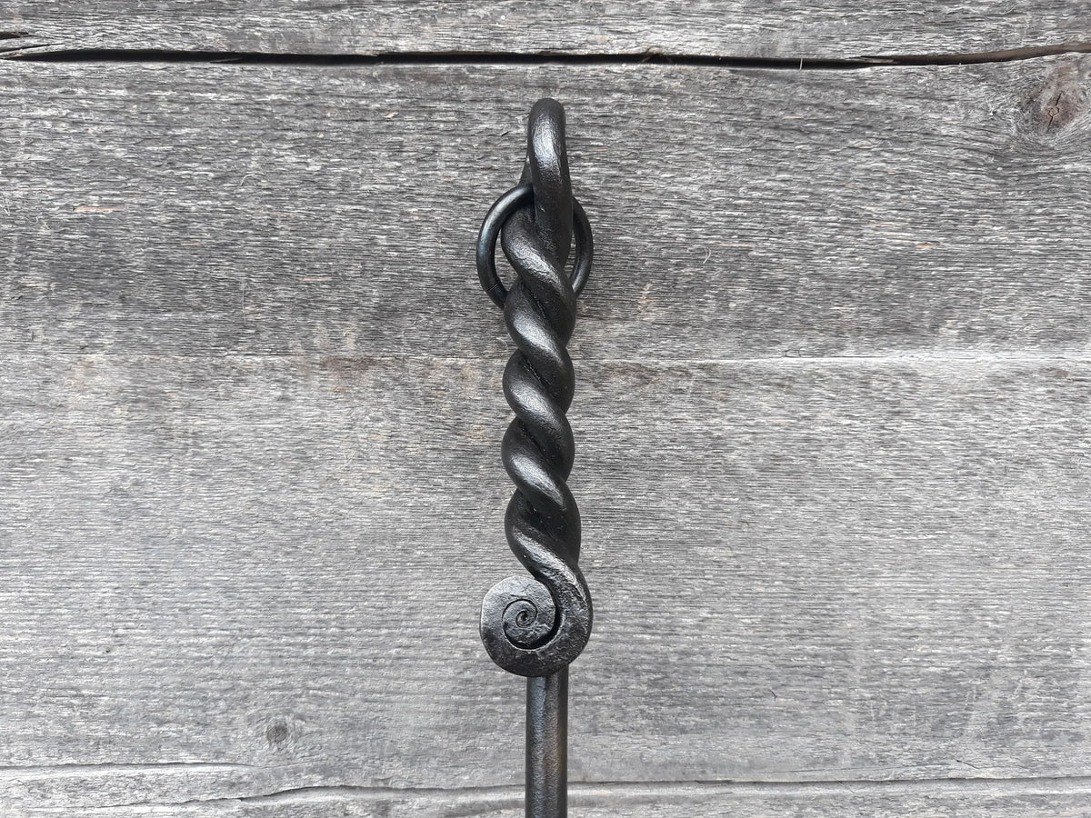 Hand Forged Fireplace Rake 56cm - Old West Iron