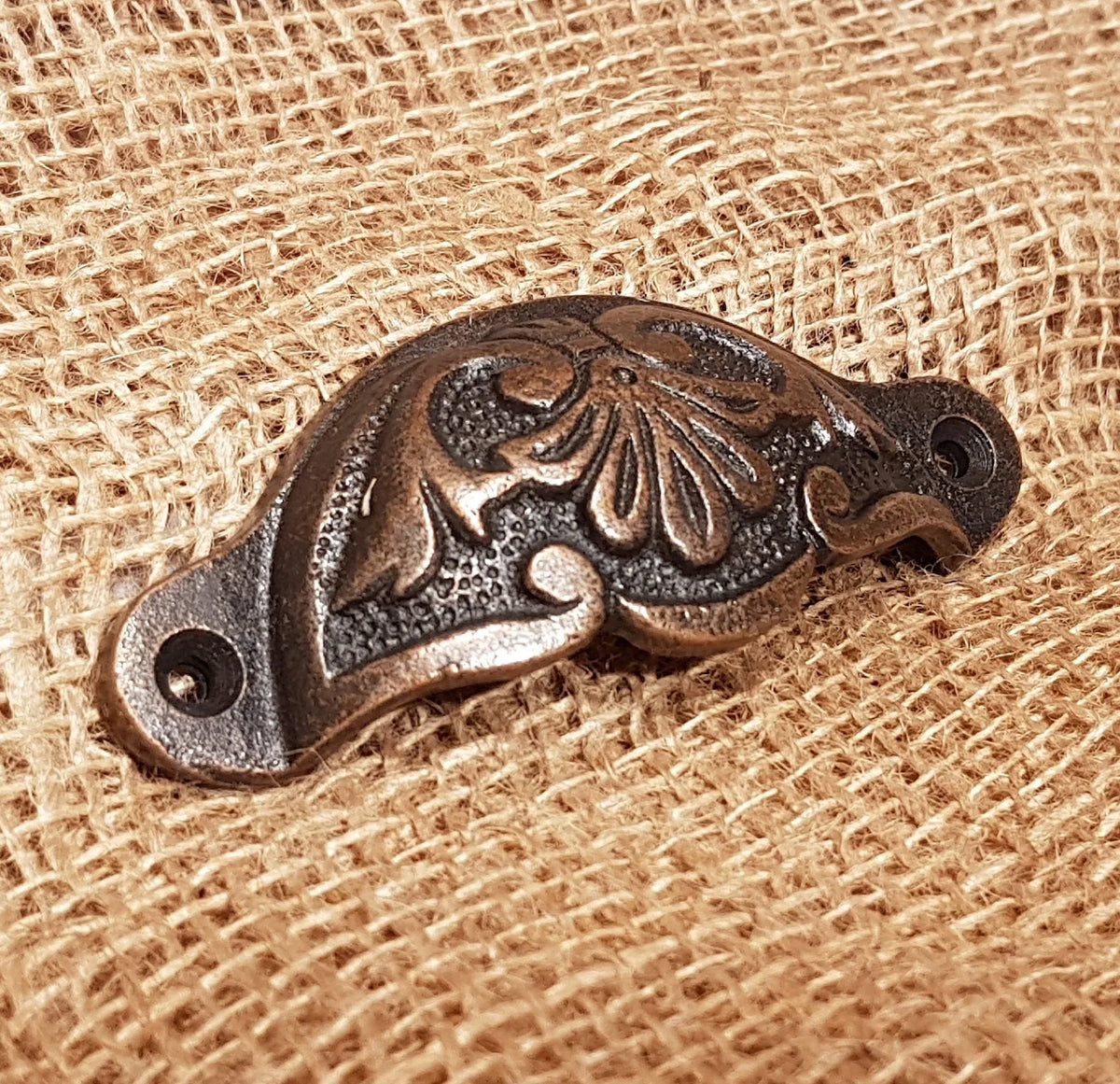 Vintage Copper Cup Pull - Old West Iron