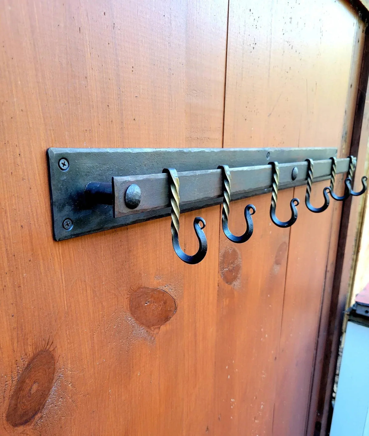 Hand Forged Pot Rack "Classic Twist Collection" - Old West Iron