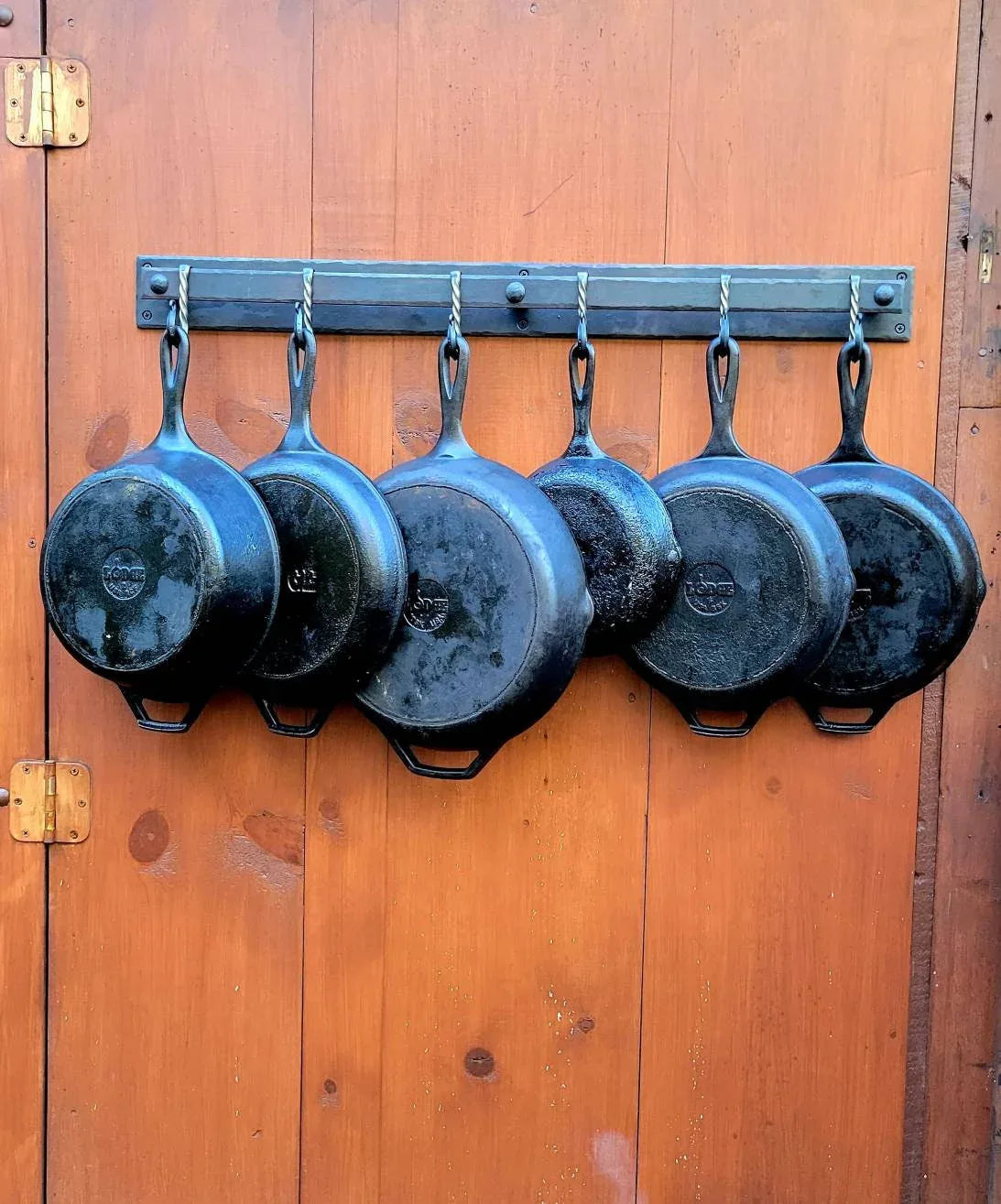 Hand Forged Pot Rack "Classic Twist Collection" - Old West Iron