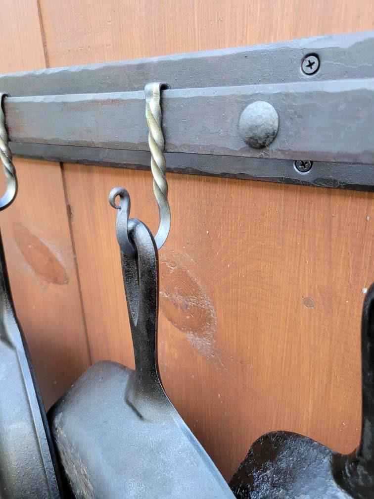 Hand Forged Pot Rack "Classic Twist Collection" - Old West Iron