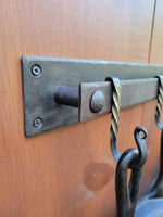 Hand Forged Pot Rack "Classic Twist Collection" - Old West Iron
