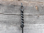 Hand Forged Fireplace Poker - Old West Iron