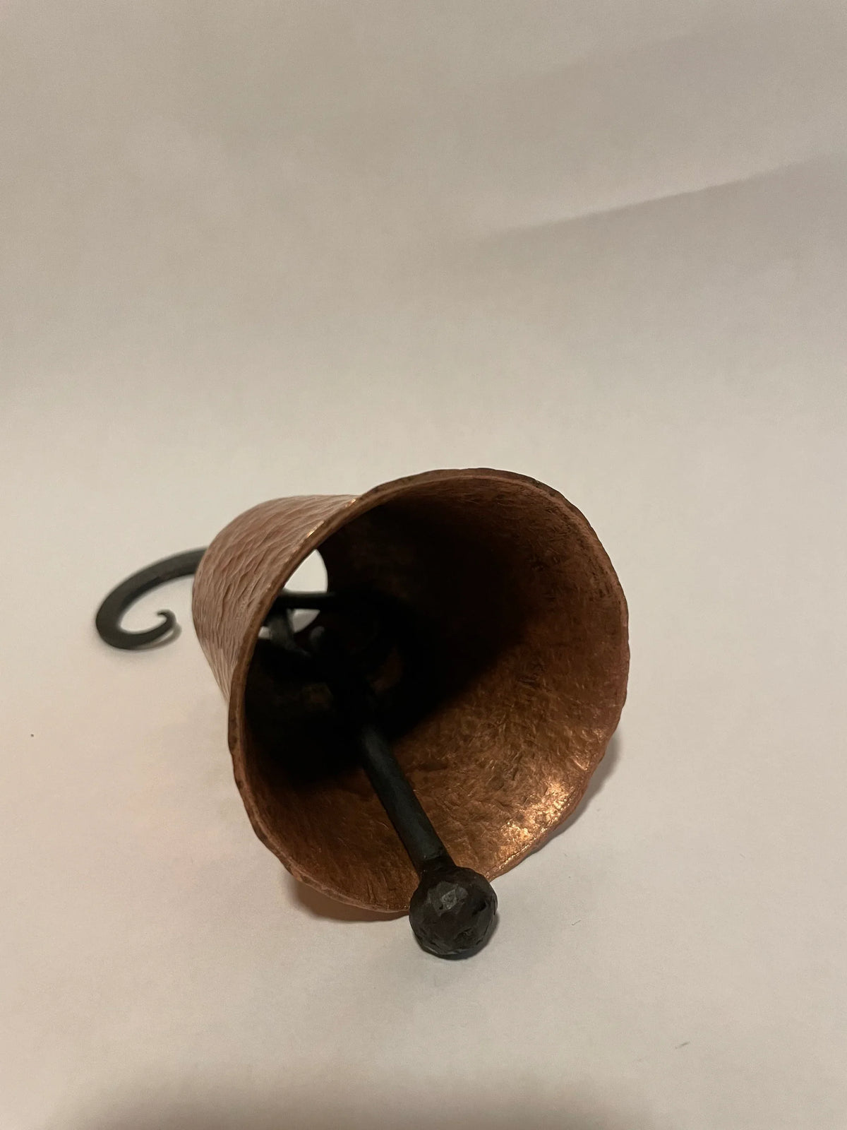 Hand Made Copper Dinner Bell - Old West Iron