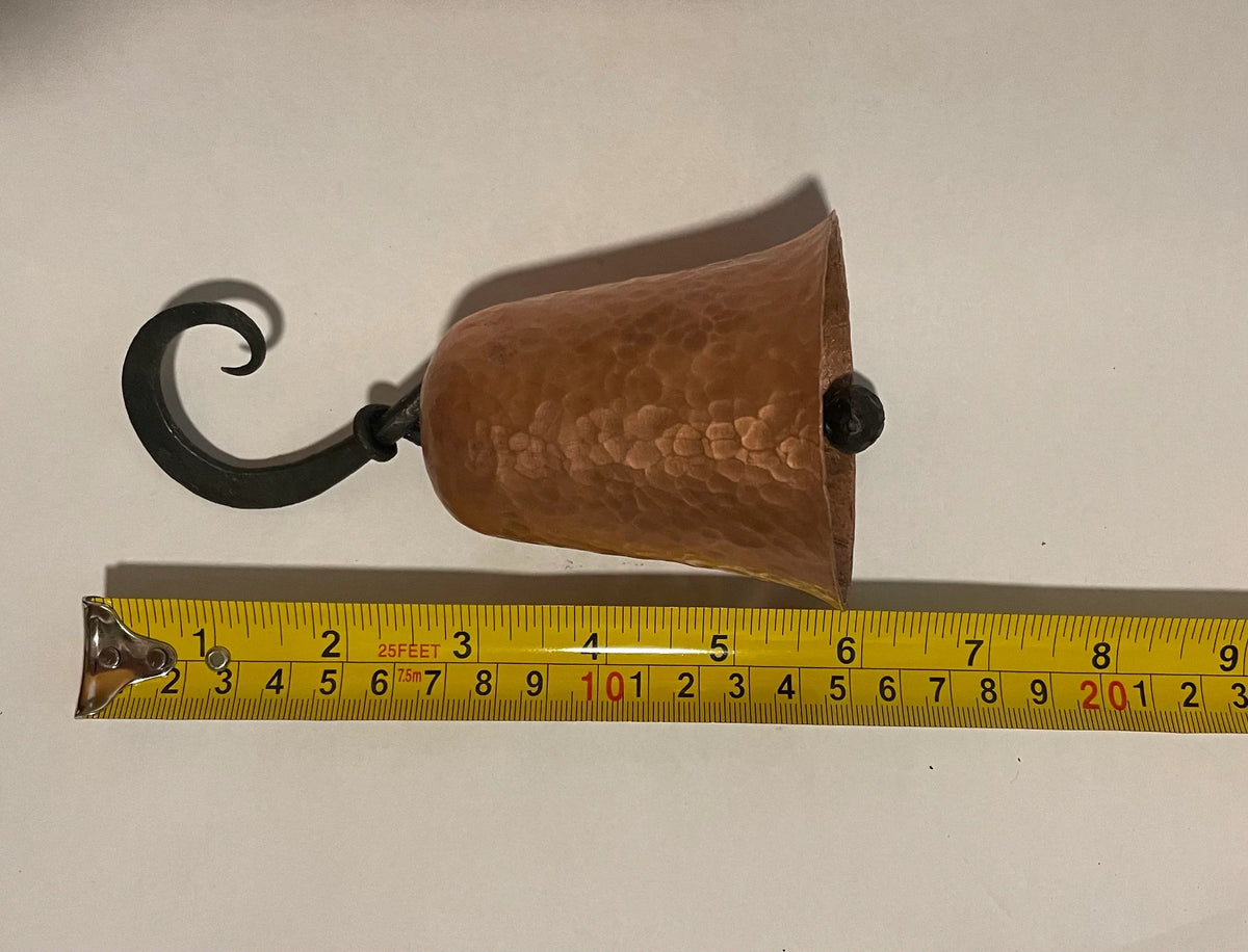 Hand Made Copper Dinner Bell - Old West Iron