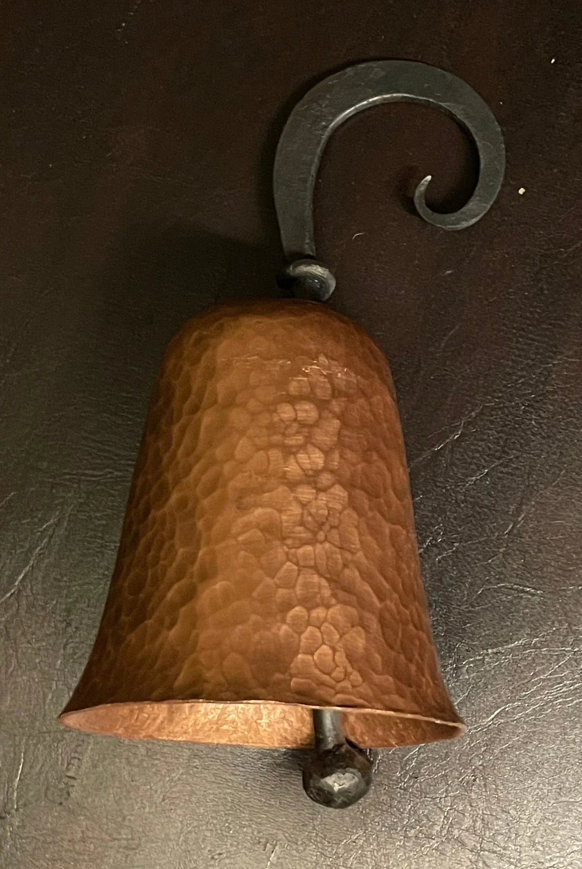 Hand Made Copper Dinner Bell - Old West Iron