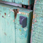 Hand forged modern barn door handle - Old West Iron
