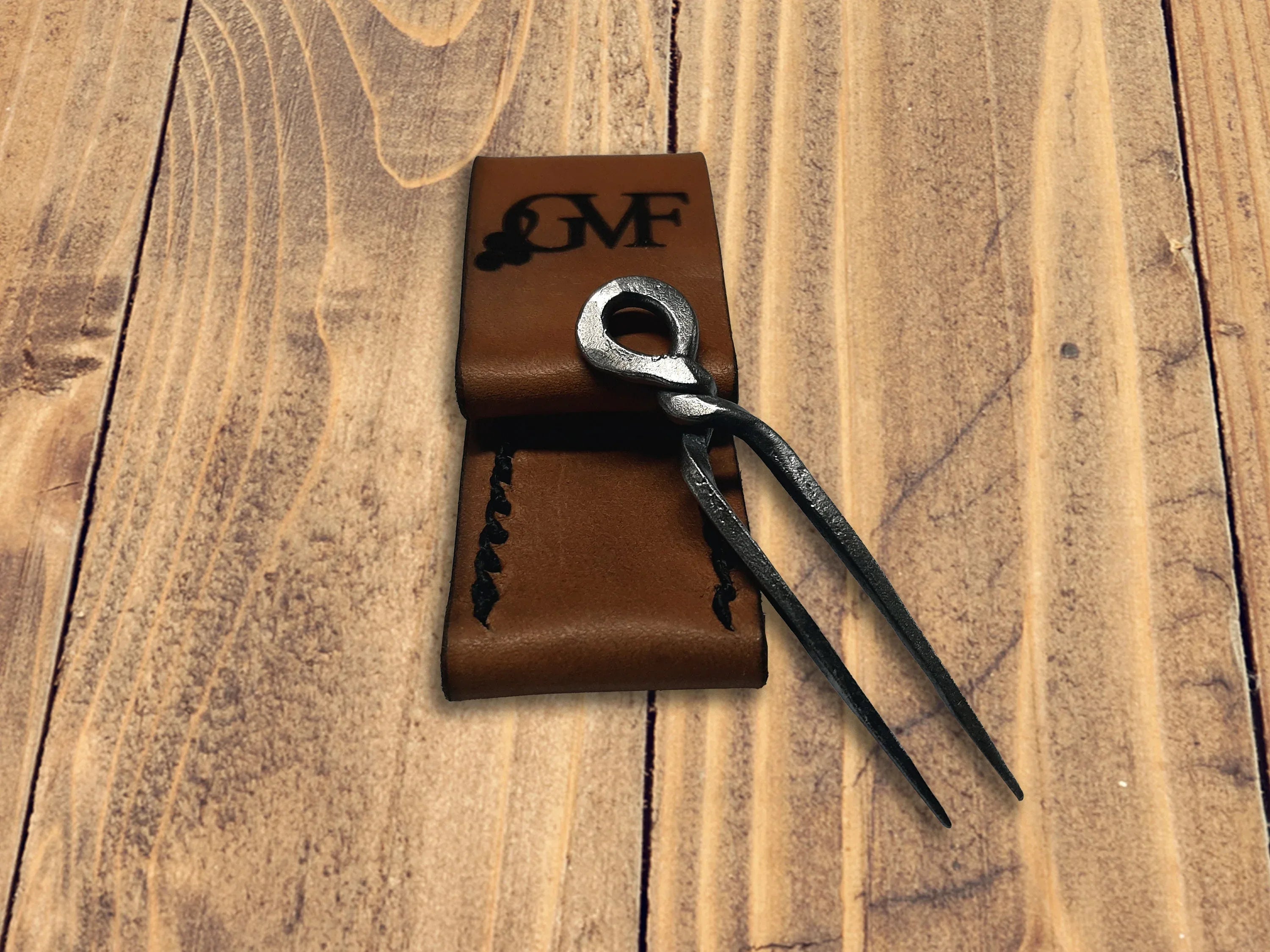 Cigar Pick and Leather Pocket Pouch - Old West Iron