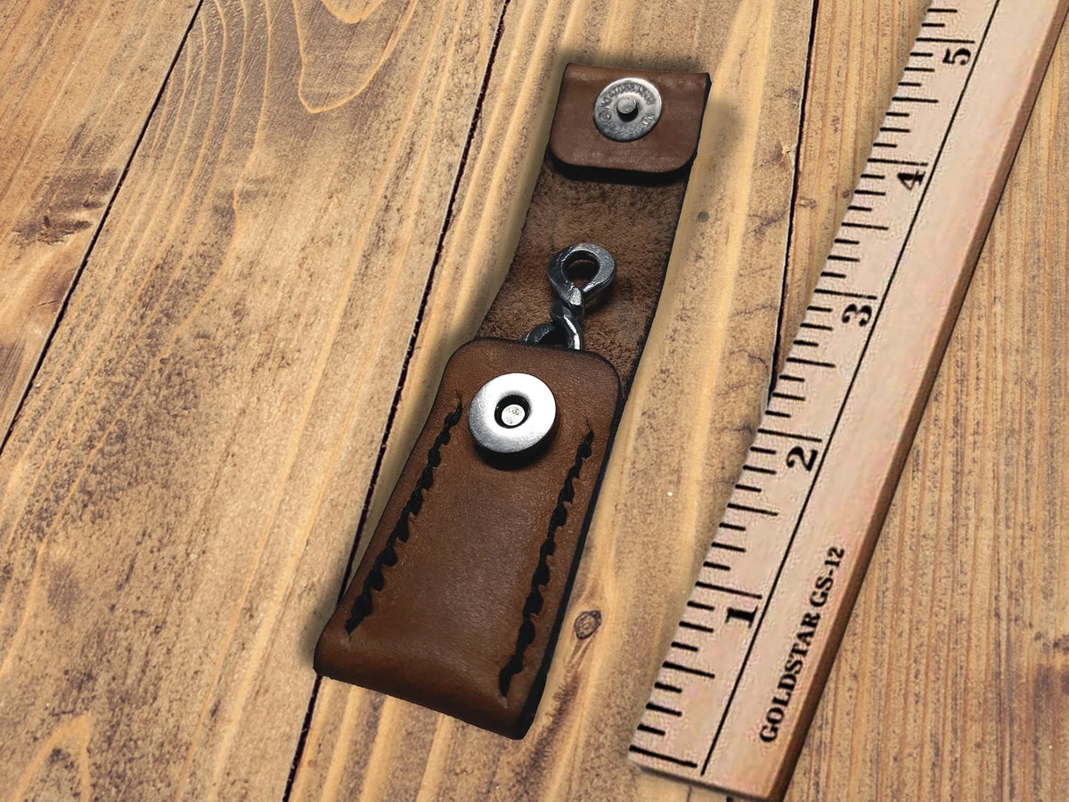 Cigar Pick and Leather Pocket Pouch - Old West Iron