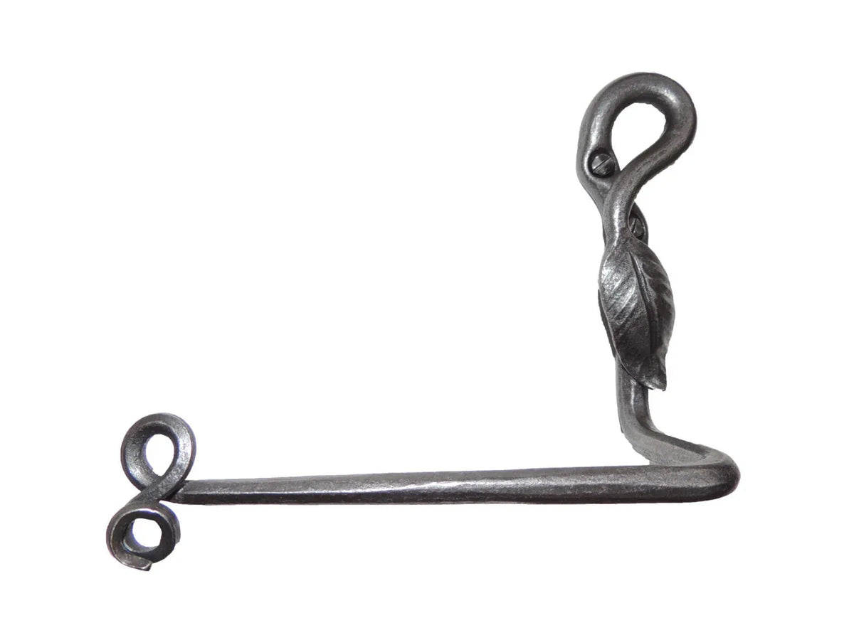 Wrought Iron Bathroom Accessories Leaf Set of 3 - Old West Iron