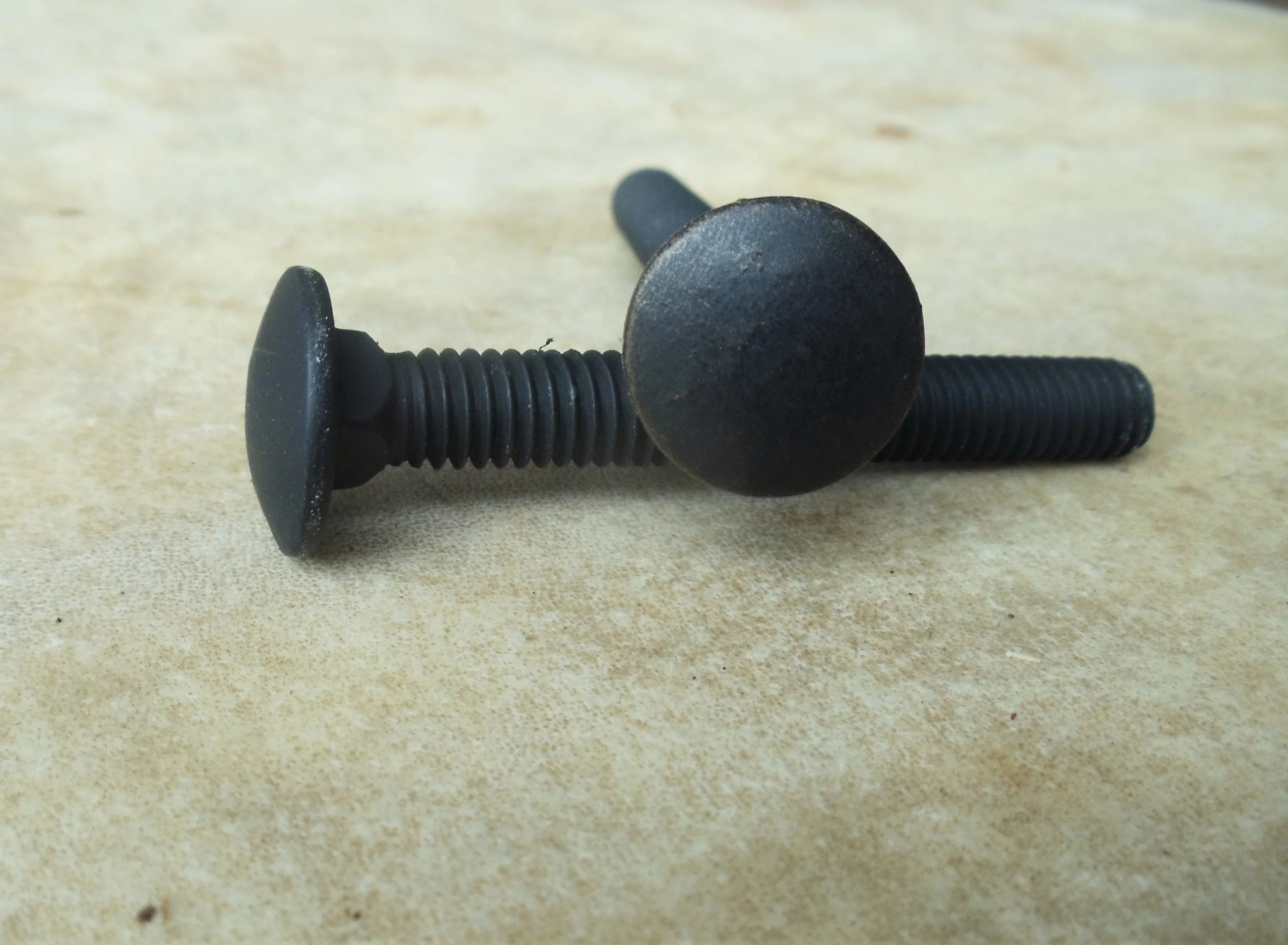 3/8" Dia. Carriage Bolt - Smooth - Old West Iron