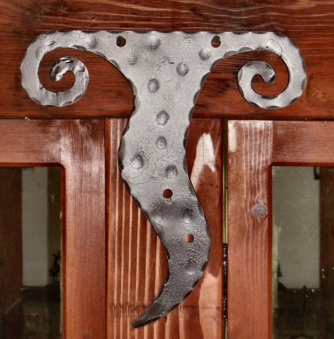 Greek Ionic Iron T Face Plate - Old West Iron